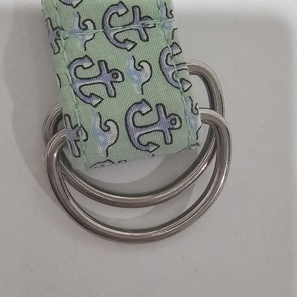 Vineyard Vines Anchor Pattern Cotton Belt Girl's Size L